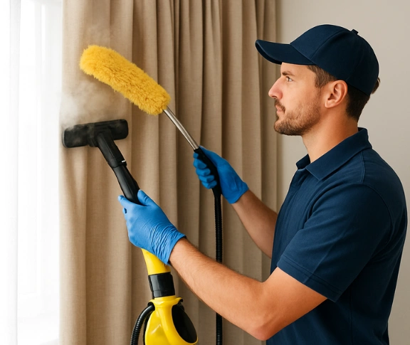 Emergency same-day curtain stain removal beachmere Matty Curtain Cleaning